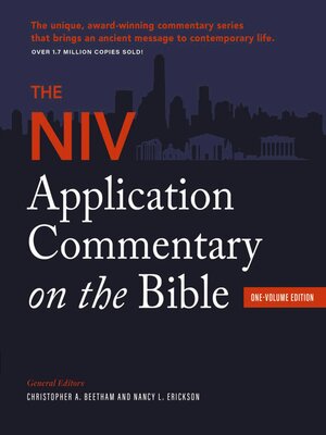 cover image of The NIV Application Commentary on the Bible